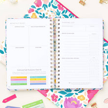 Load image into Gallery viewer, Fresh Start Daily Goal Planner | Lilac Blooms
