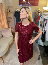 Load image into Gallery viewer, Sequin Midi Dress | Ruby
